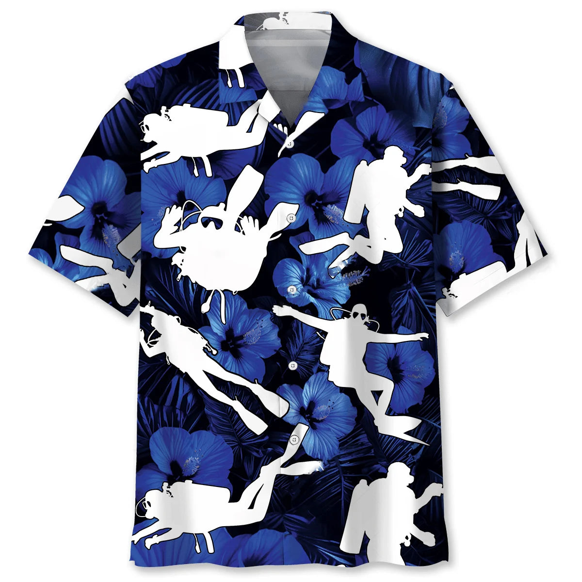 Summer Diver Hawaiian Shirt, custom shirt gift for men (view 4)