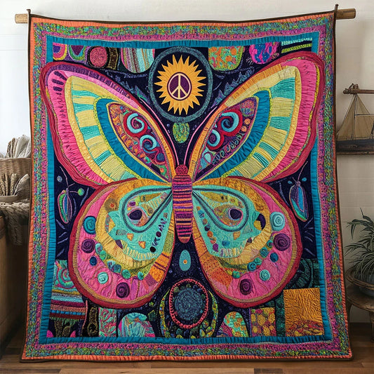Sun Dance Butterfly Quilt Blanket