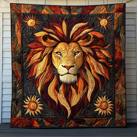 Sun Sovereign Quilt Blanket