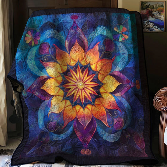 Sunburst Hippie Quilt Blanket