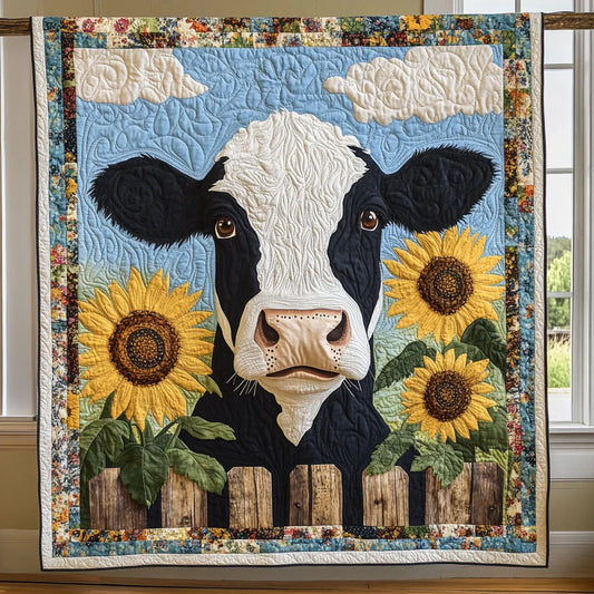 Sunflower Fields Quilt Blanket