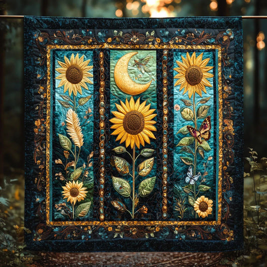 Sunflower Garden Quilt Blanket