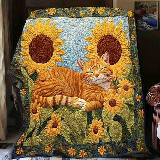 Sunflower Nap Quilt Blanket