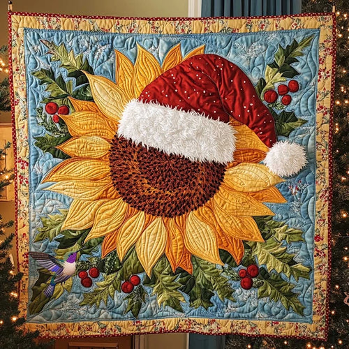 Sunflower Noel Magic Quilt Blanket