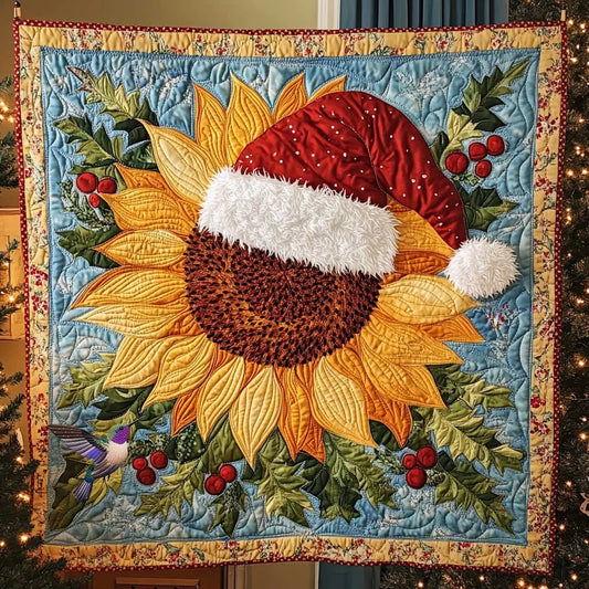 Sunflower Noel Magic Quilt Blanket