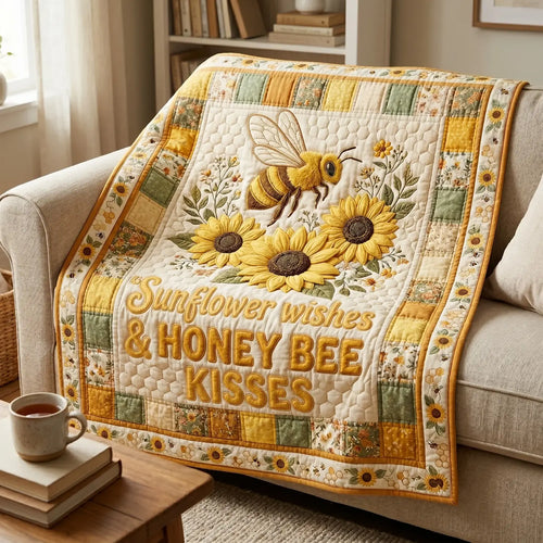 Sunflower Wish Quilt Blanket