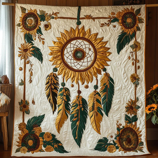 Sunlight Dreamcatcher Whisper Quilt Blanket