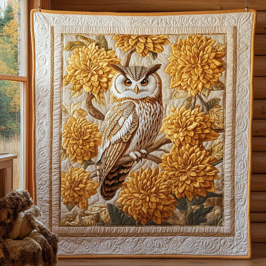 Sunlit Feathers Quilt Blanket