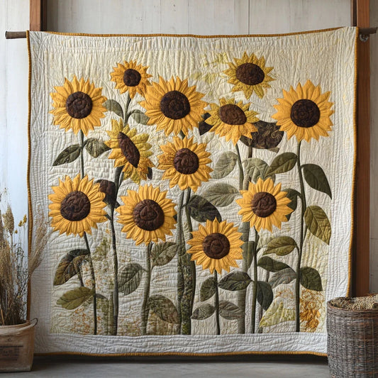 Sunlit Garden Quilt Blanket