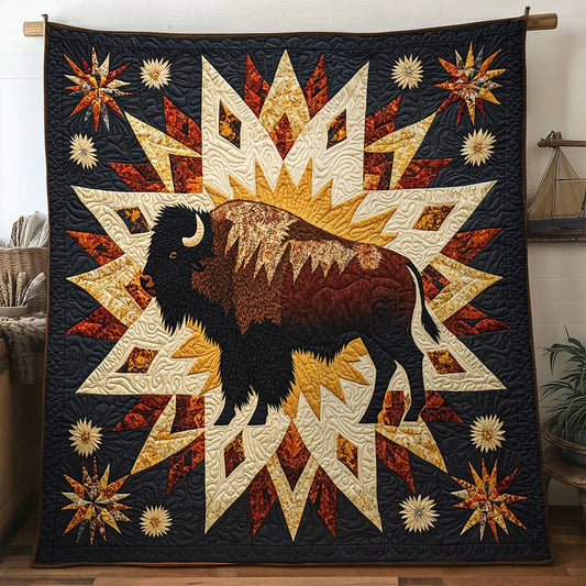 Sunmark Bison Quilt Blanket
