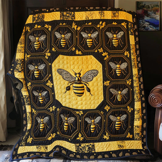 Sunny Bee Quilt Blanket