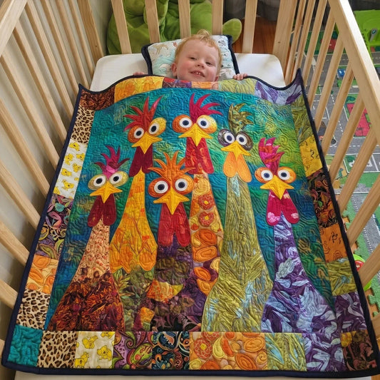 Sunny Farm Quilt Blanket - Quilted Blanket by OtterMia