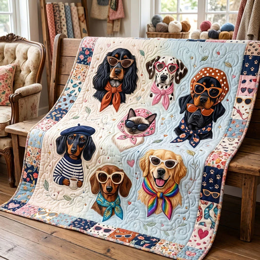 Sunny Fur Club Quilt Blanket