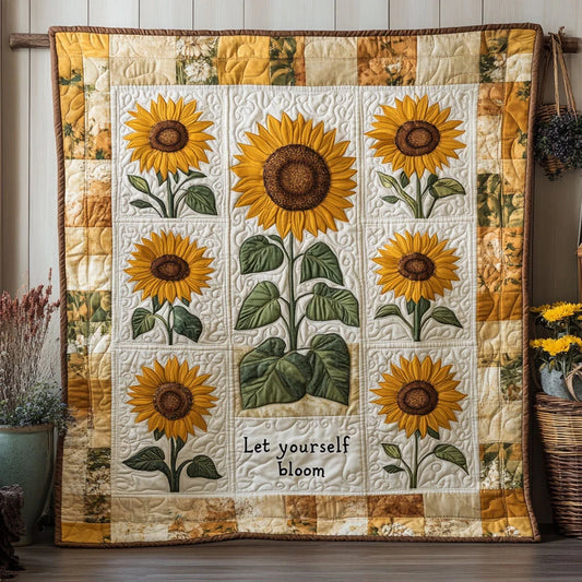 Sunny Harvest Quilt Blanket