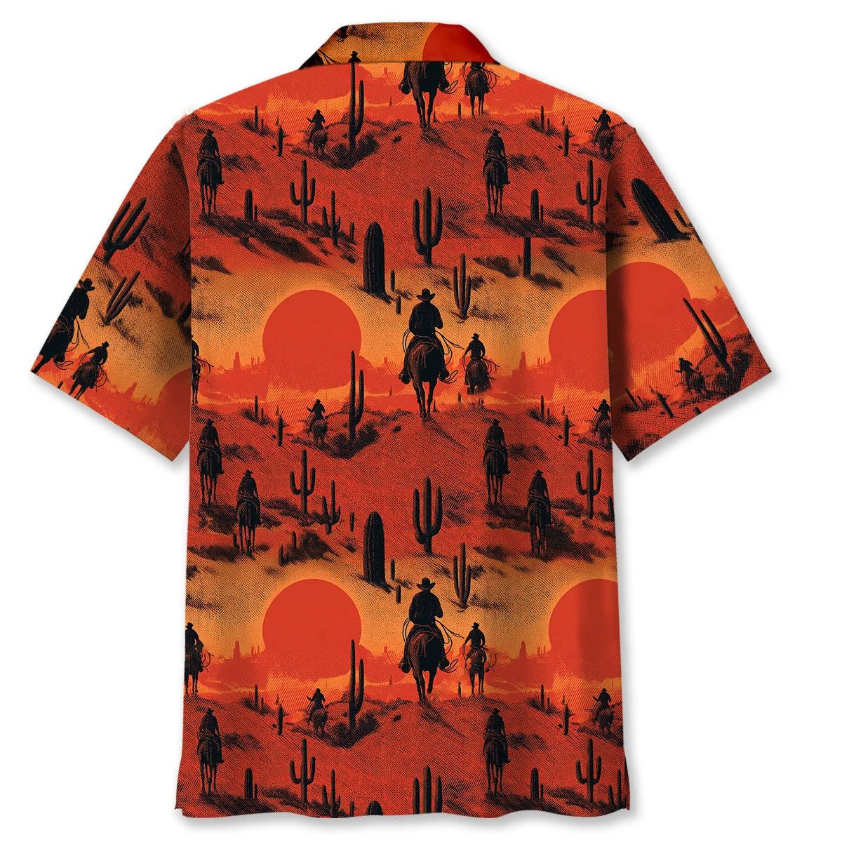 Sunset Rodeo Trail Hawaiian Shirt, custom shirt gift for men (view 3)