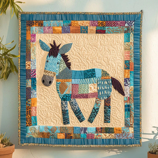 Sunshine Donkey Quilt Blanket