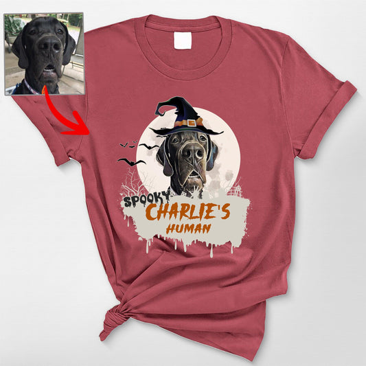 Super Spooky Customized Dog Premium Heavyweights T, custom pet portrait gift for pet lovers