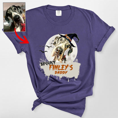 Super Spooky Customized Dog Premium Heavyweights T, custom pet portrait gift for pet lovers (view 6)