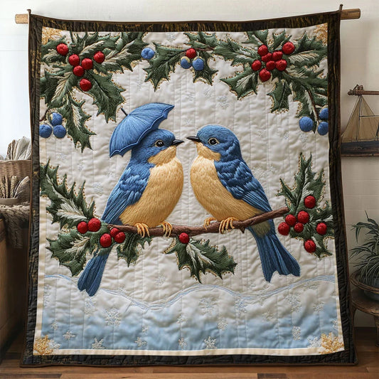 Sweet Bluebird Quilt Blanket