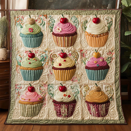 Sweet Cupcake Quilt Blanket