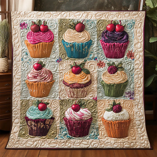 Sweet Cupcake Quilt Blanket