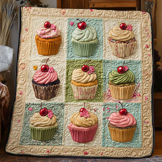 Sweet Cupcake Quilt Blanket