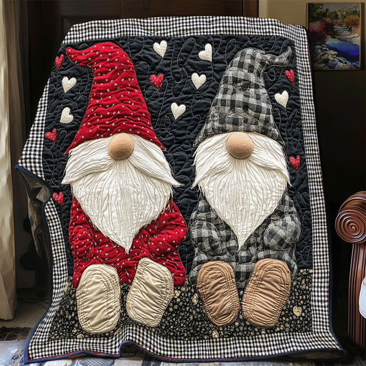 Sweet Gnomes Quilt Blanket