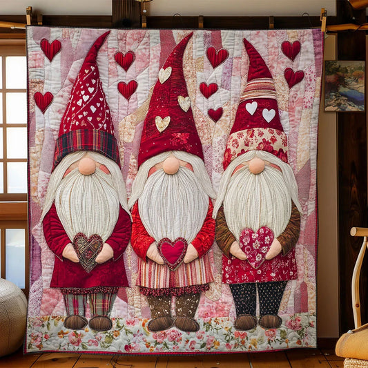 Sweetbeard Gnome Quilt Blanket
