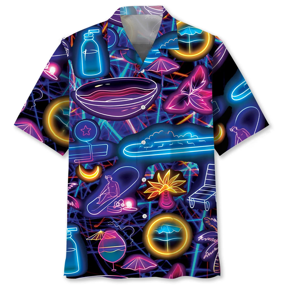Swimming Pool Party Hawaiian Shirt, custom shirt gift for men (view 4)