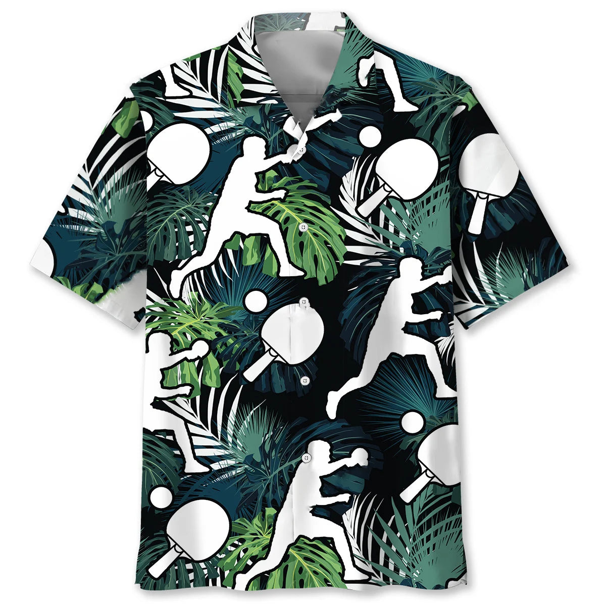 Table Tennis Nature Hawaiian Shirt, custom shirt gift for men