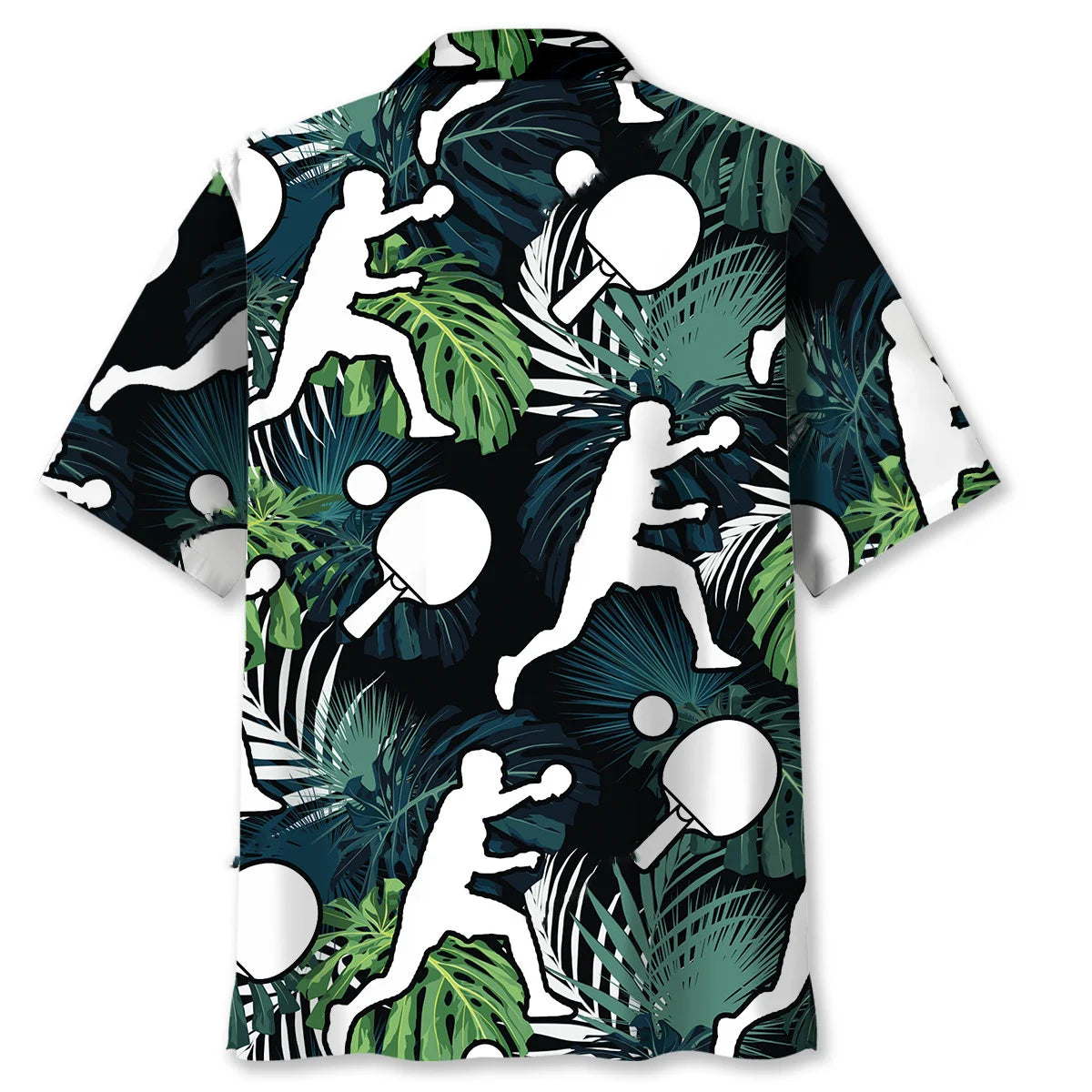 Table Tennis Nature Hawaiian Shirt, custom shirt gift for men (view 3)