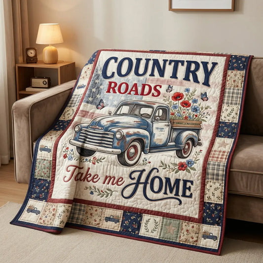 Take Me Home Quilt Blanket