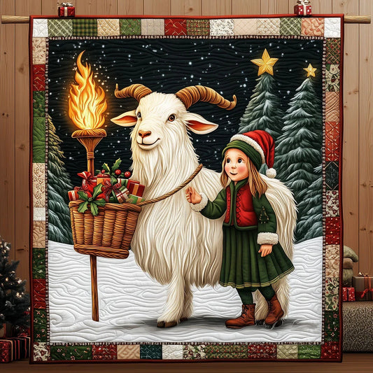 Tanngrisnir's Gift Run Quilt Blanket