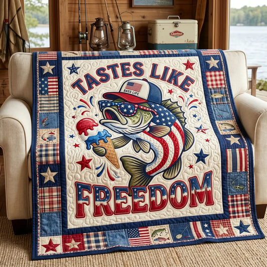 Tastes Like Freedom Quilt Blanket