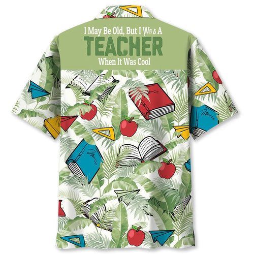Teacher Tropical Hawaiian Shirt, custom shirt gift for men
