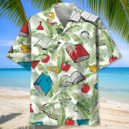 Teacher Tropical Hawaiian Shirt, custom shirt gift for men (view 2)