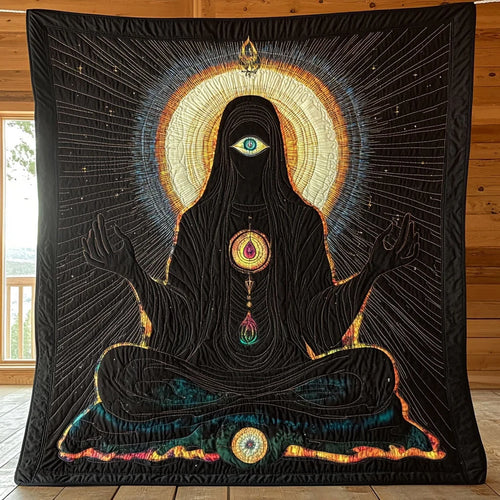 Temple Of Awareness Quilt Blanket