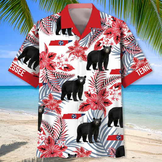 Tennessee Proud State Hawaiian Shirt, custom shirt gift for men