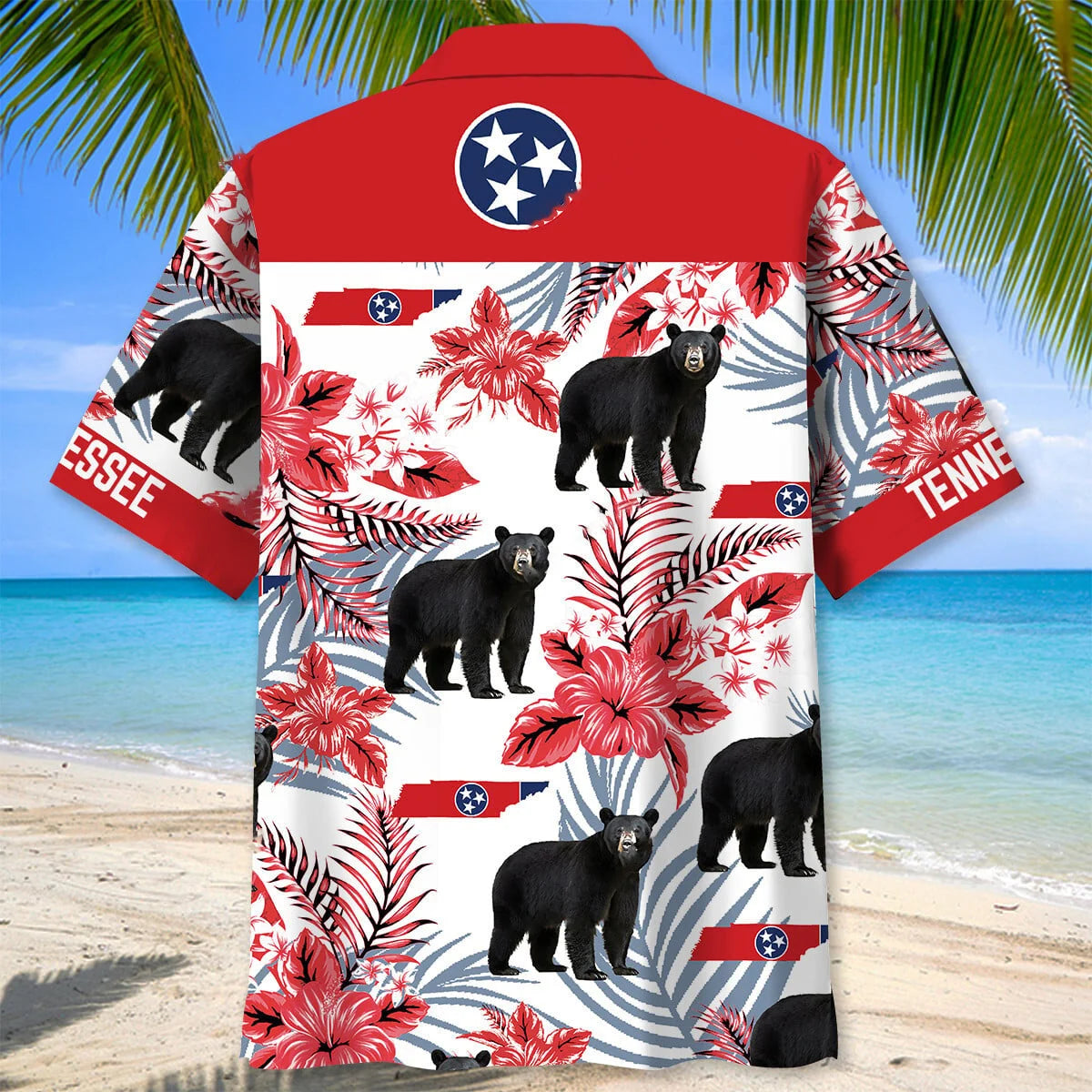 Tennessee Proud State Hawaiian Shirt, custom shirt gift for men (view 3)