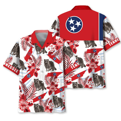 Tennessee State Proud Hawaiian Shirt, custom shirt gift for men (view 4)
