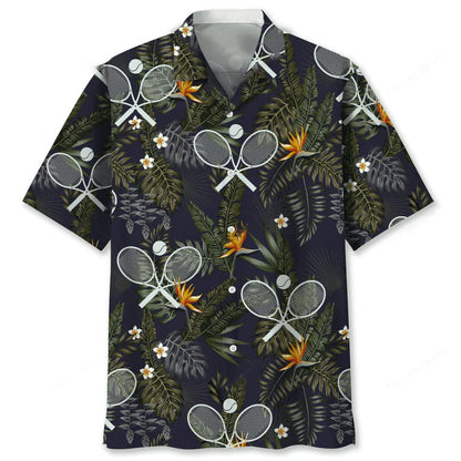 Tennis Hawaiian Nature Hawaiian Shirt, custom shirt gift for men (view 4)