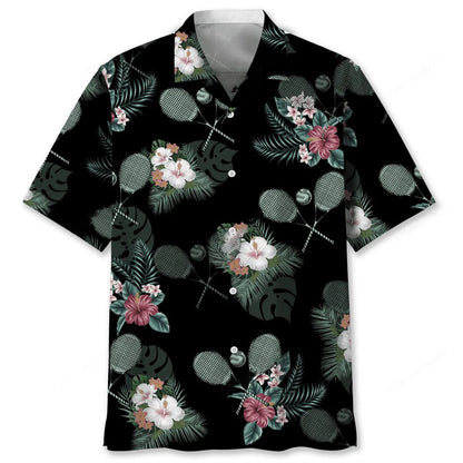 Tennis Hawaiian Tropical Hawaiian Shirt, custom shirt gift for men (view 2)