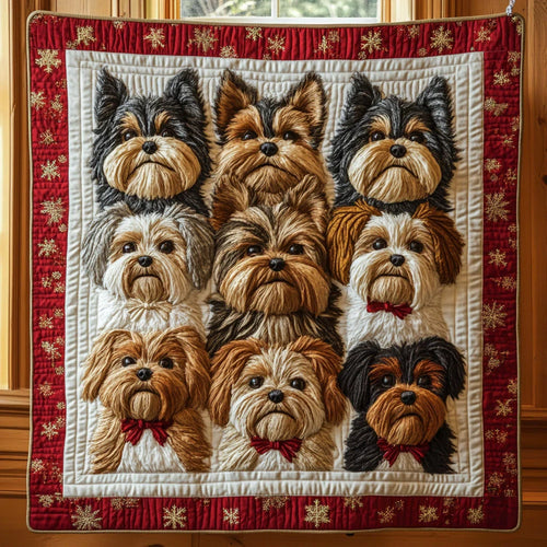 Terrier Love Quilt Blanket