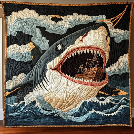 Terror Depths Quilt Blanket