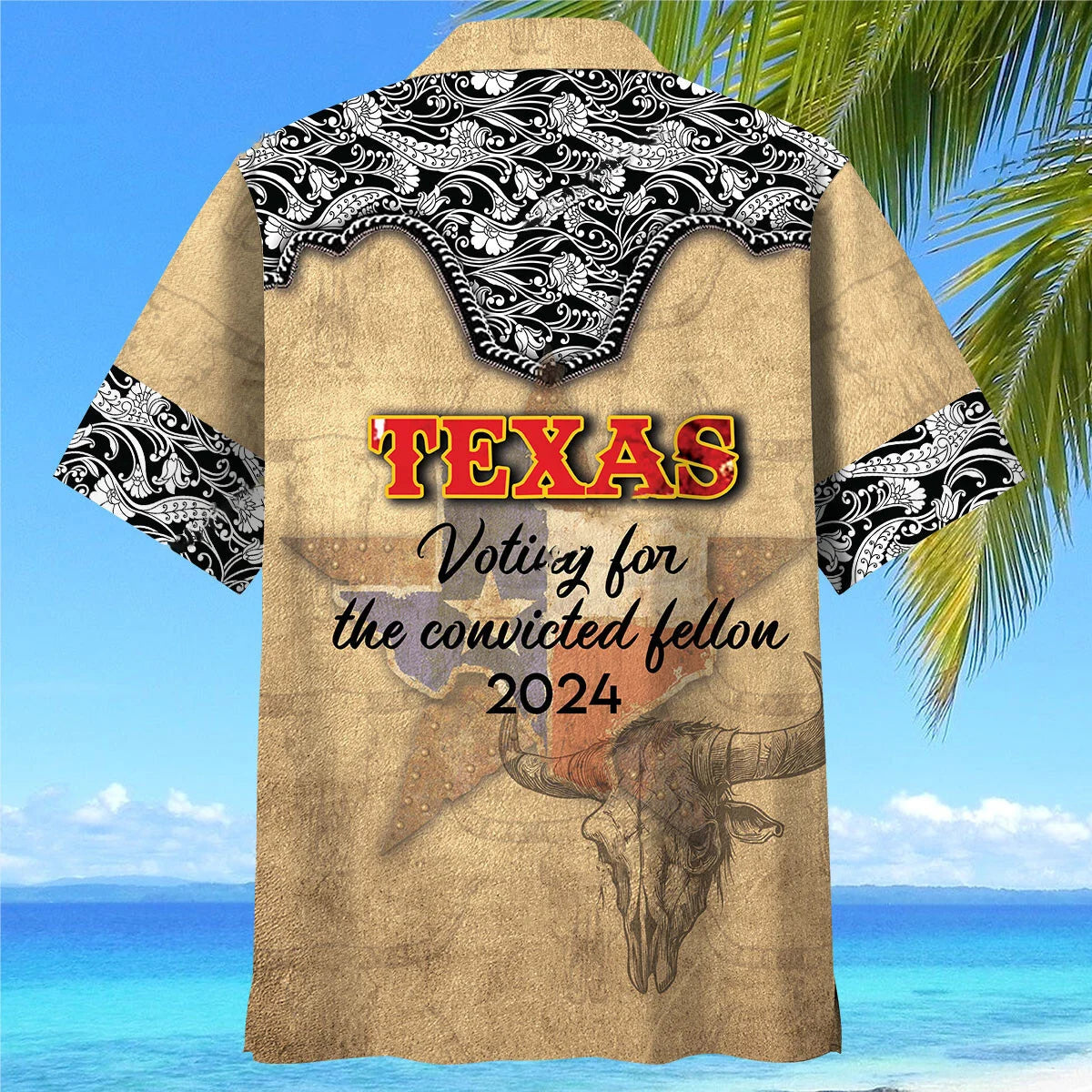 Texas 2024 Hawaiian Shirt, custom shirt gift for men (view 3)