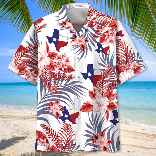 Texas Hawaiian Shirt, custom shirt gift for men