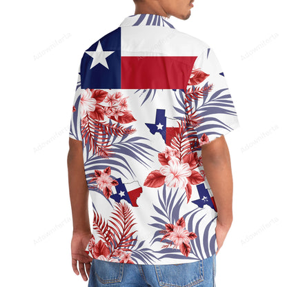Texas Hawaiian Shirt, custom shirt gift for men (view 4)