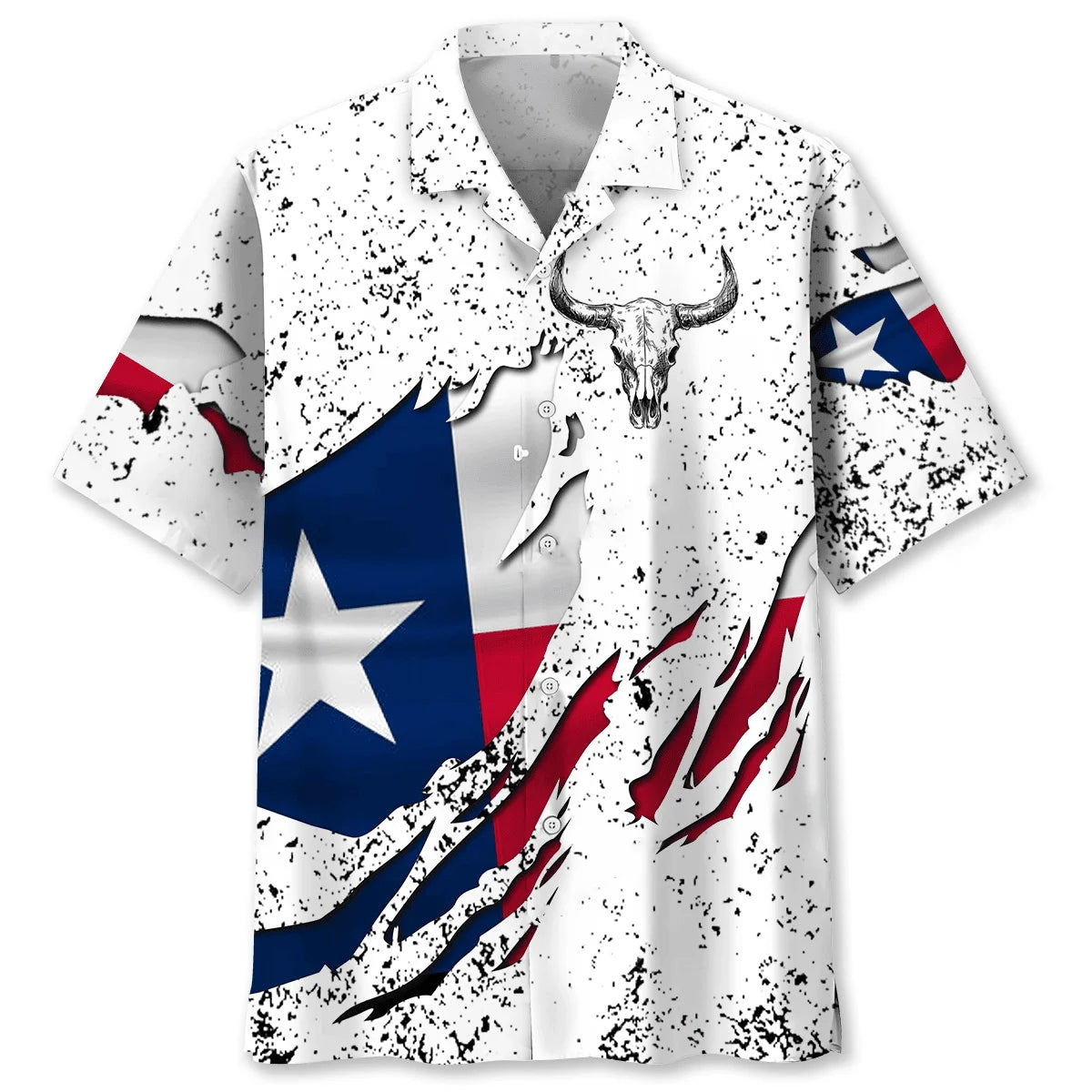 Texas Longhorn Pride Hawaiian Shirt, custom shirt gift for men (view 4)