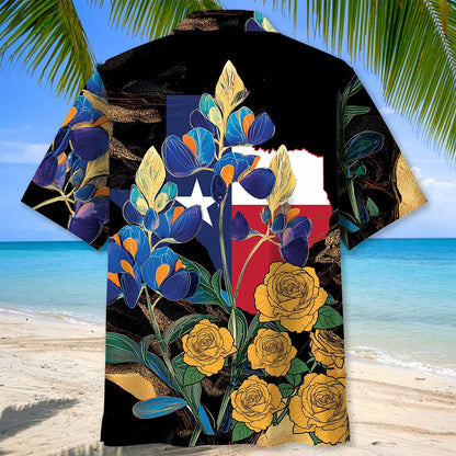 Texas Longhorn Skull Hawaiian Shirt, custom shirt gift for men (view 3)