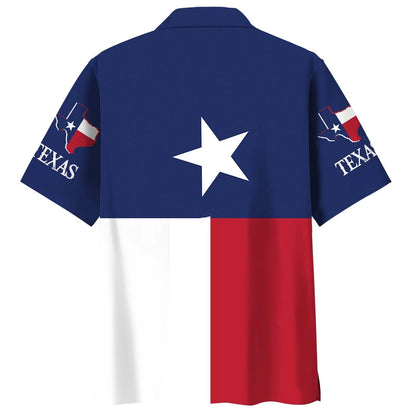 Texas the Lone Star State Hawaiian Shirt, custom shirt gift for men